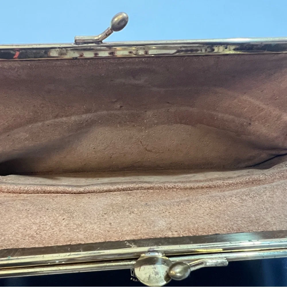 Vintage Mark Cross Navy Clutch Wallet - Picture 8 of 14